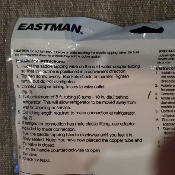 EASTMAN Refrigerator Ice Maker Trim Kit 15 ft. x 1/4 in - Picture 5 of 5